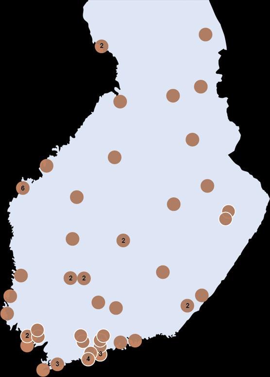 Kunta-Helmi-kohteet kartalla